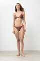 Bikini top Mallorca vivos en contraste chocolate