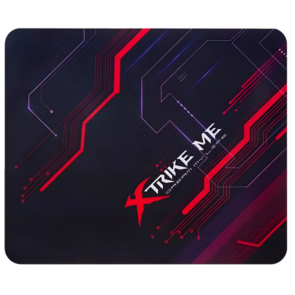 Mousepad Diseño Gamer Xtrike Me MP-005 Precisión 32x27cm Ax Diseño Negro y Rojo