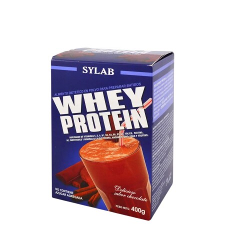 Whey Protein con Vitaminas 400g SYLAB Sabor Chocolate