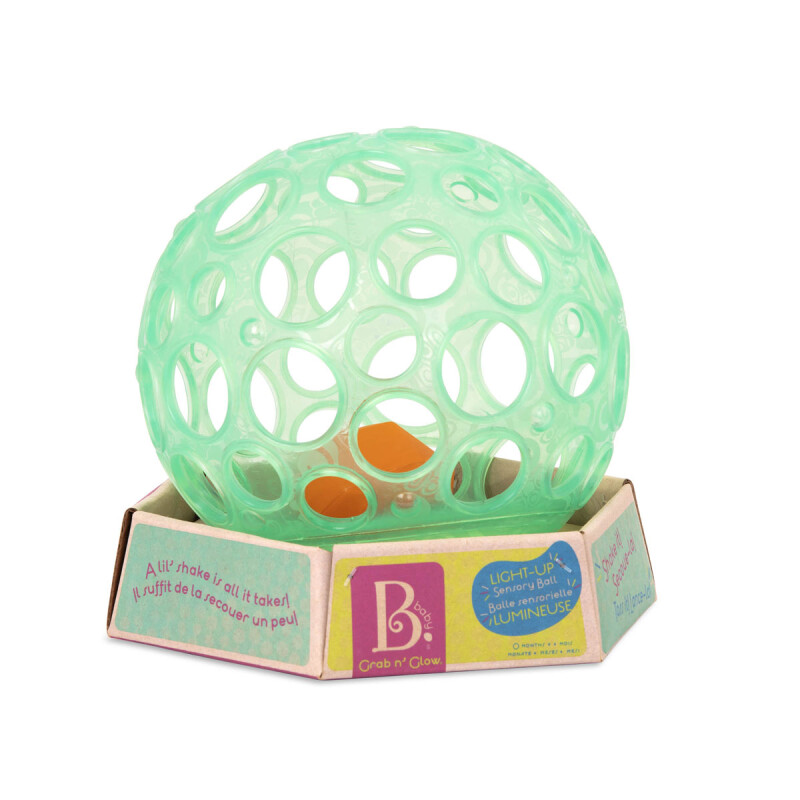 Pelota de bebé ilumina, agarra y brilla B. Toys Pelota de bebé ilumina, agarra y brilla B. Toys
