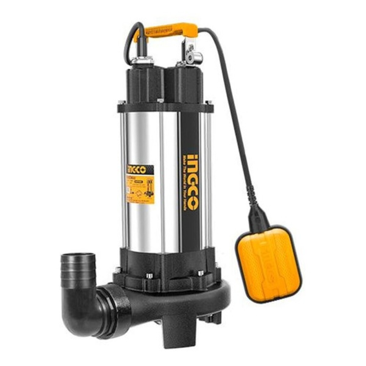 Bomba Pozo Negro con Triturador 1500W 2HP Ingco 