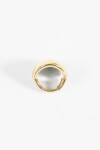 Anillo balloon acero dorado