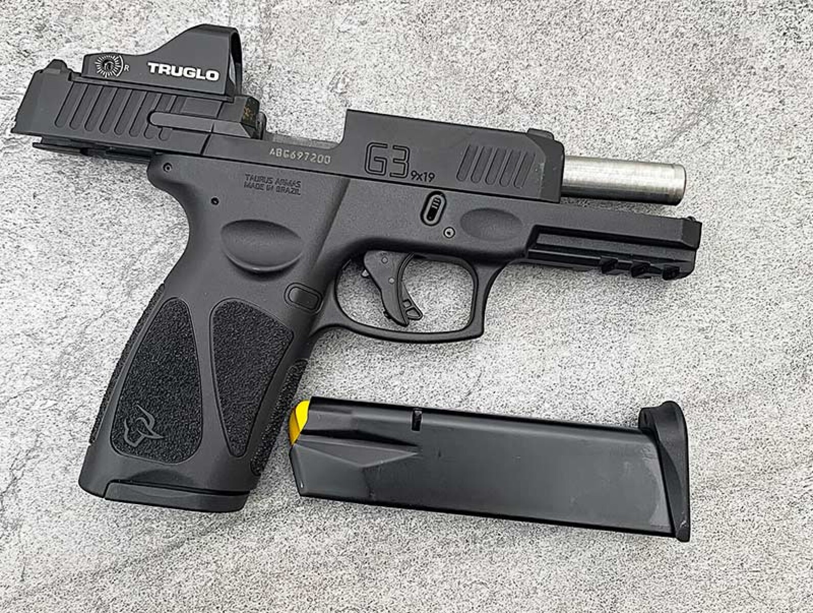 PISTOLA TAURUS G3 TORO CAL 9mm PAV 15T CARGADOR 