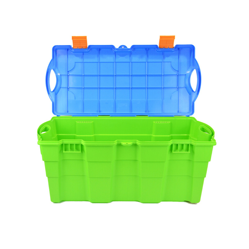 Set x2 Baúl 100 lts VERDE/AZUL