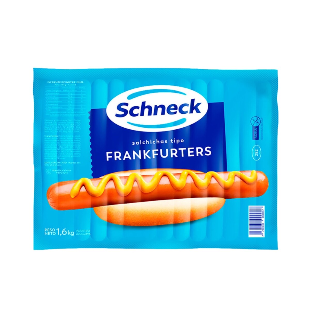 Frankfurters largos Schneck - 27 ud 