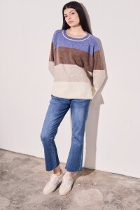 Sweater Rayado Azul
