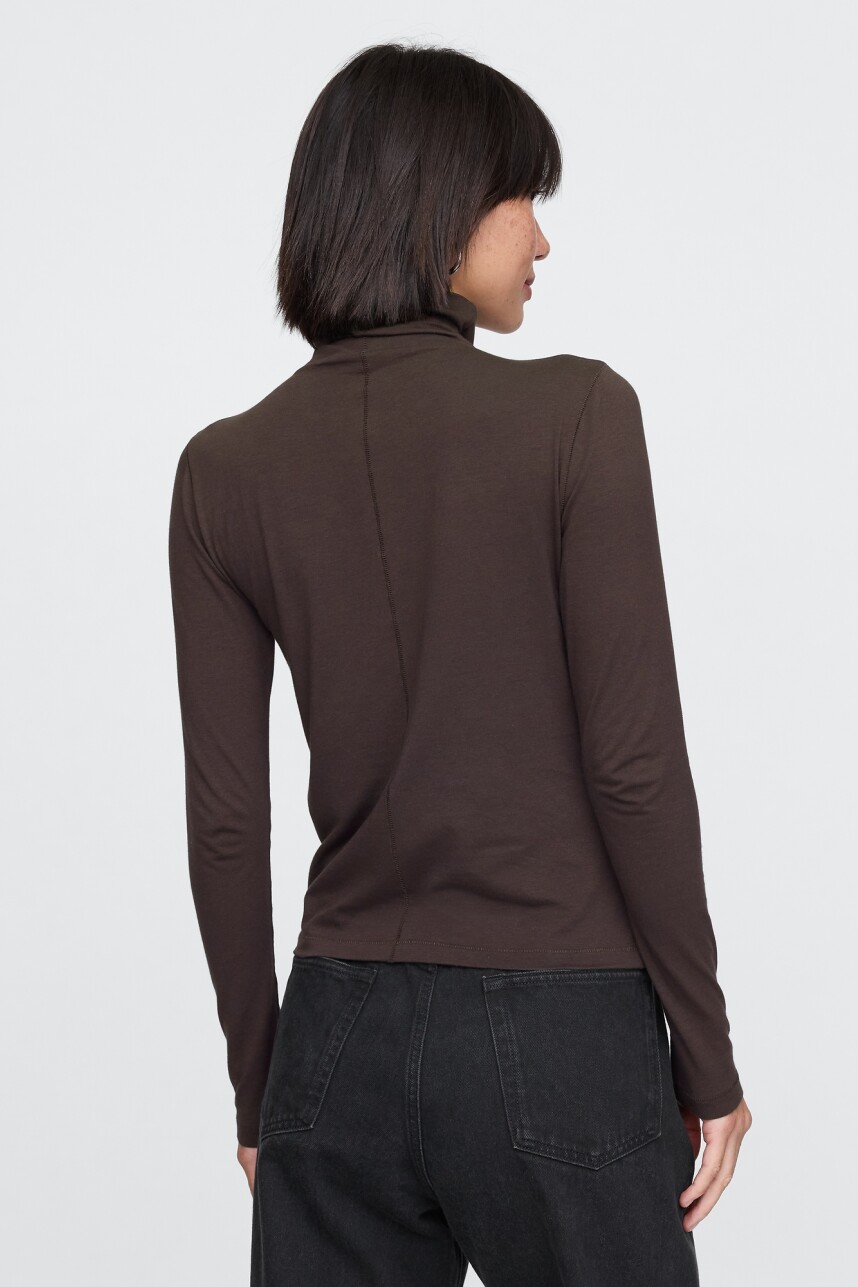 Remera Polera Mujer Terra Brown