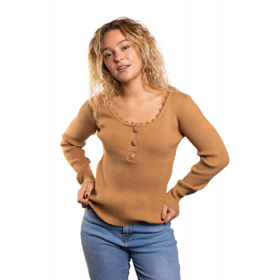 CHERRY SWEATER BROWN