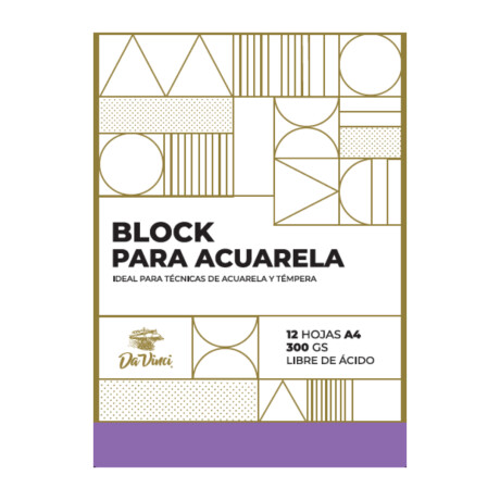 Block Da Vinci para Acuarela 001