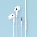 AURICULAR MANOS LIBRES USAMS 3.5MM Blanco