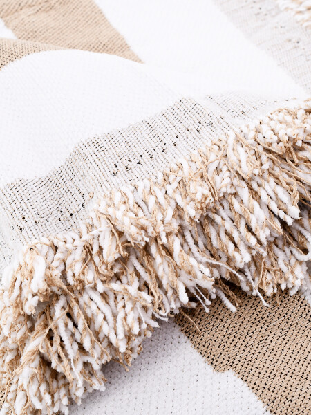 PIE DE CAMA NORDICO BEIGE
