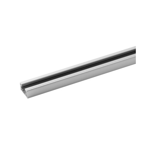 Riel lineal electrificado de tres vías, blanco 2M NV1504