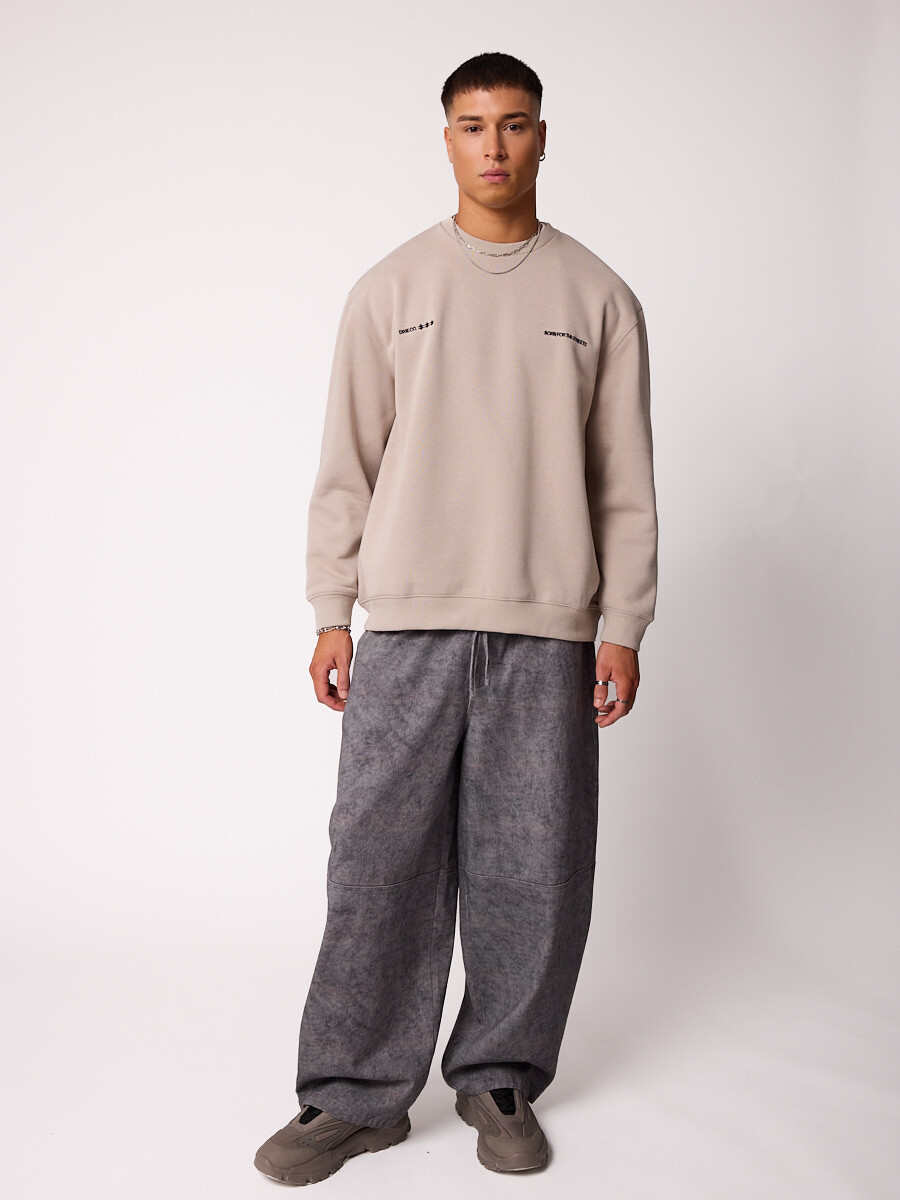 SWEATER BLOKE DIXIE Gris Plata