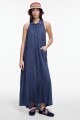 VESTIDO CAMISERO Azul