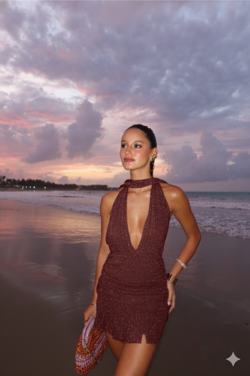 Vestido Kos SS26 - Tinto 