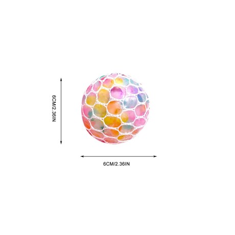 Pelota Squishy con Malla 8 Orbit Antiestres Sensorial 001