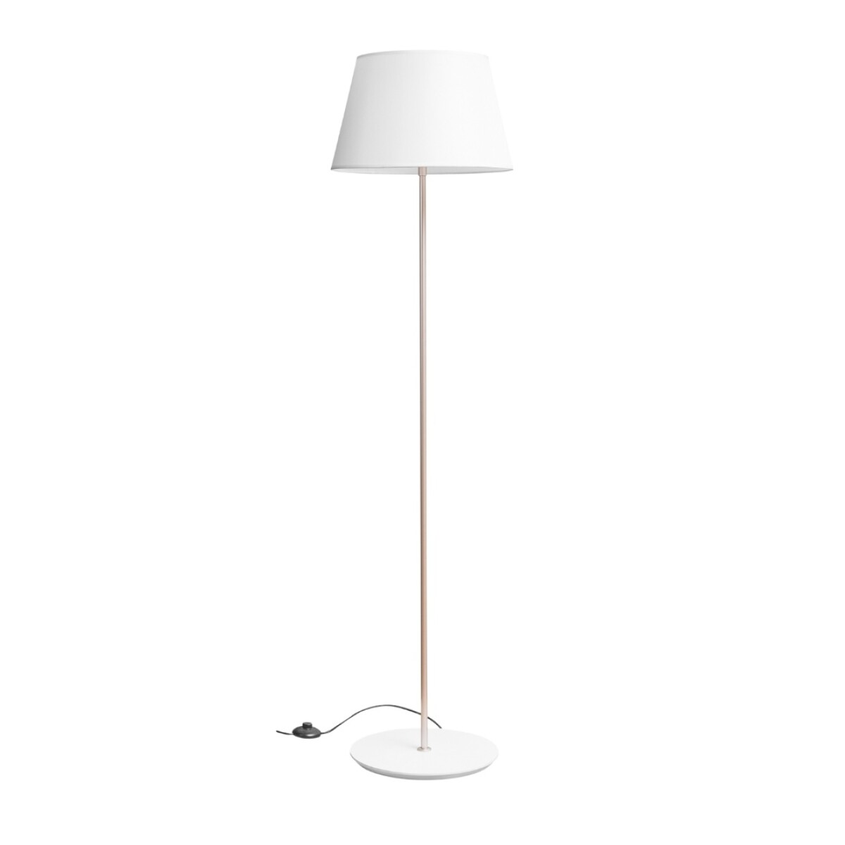 VELADOR DE PIE SLIM E27 BLANCO D40CM 