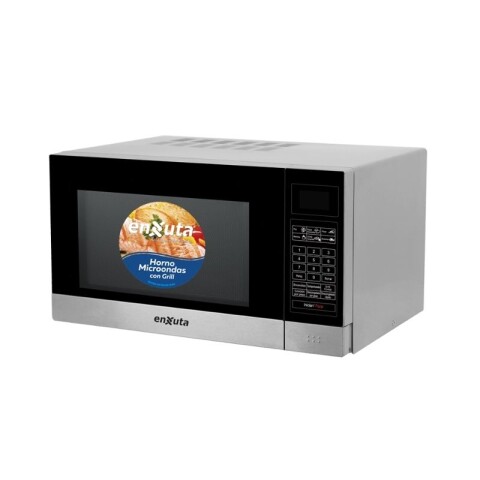 MICROONDAS ENXUTA 900W CAPACIDAD 25L CON GRILL Acero
