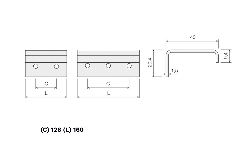 Tirador IN 350 128X160 128-d