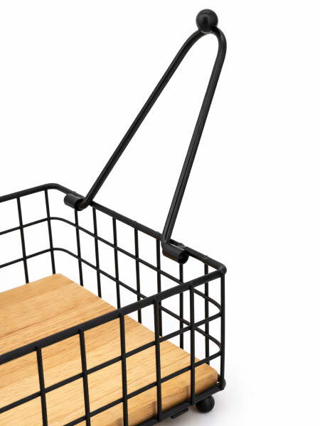 SERVILLETERO DE METAL NEGRO