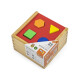 Cubo clasificador de formas de madera Viga Cubo clasificador de formas de madera Viga
