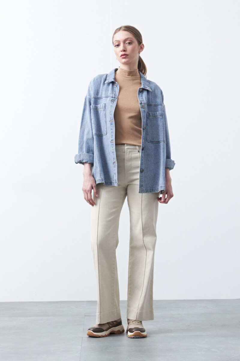 POLERA RULIO Beige Oscuro