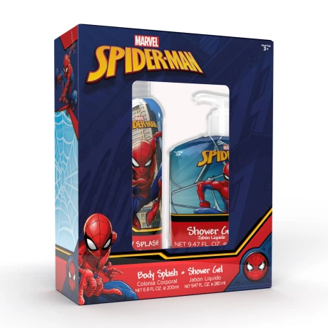 PACK SPIDERMAN BODY SPLASH 200ml + GEL DE DUCHA 280ml PACK SPIDERMAN BODY SPLASH 200ml + GEL DE DUCHA 280ml
