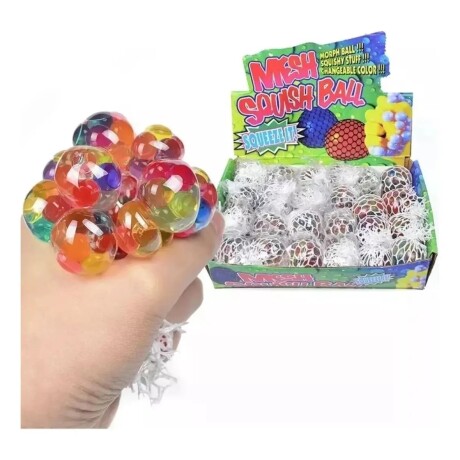Pelota Squishy con Malla 10 Orbit Antiestres Sensorial 001
