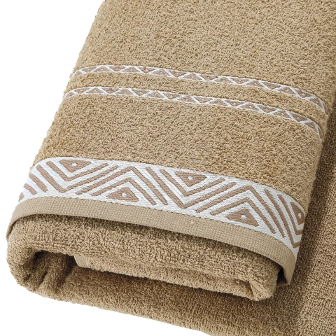 Toalla Mano Dohler Jacquard Premium 50 x 80 cm 100% Algodón 7681 - BEIGE