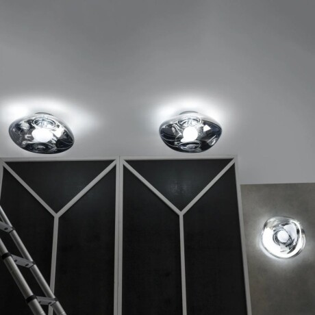 LUMINARIA DE PARED COLOR STONE Plateado - UNICO