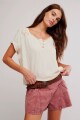 REMERA HENLEY HEIRLOOM Marfil