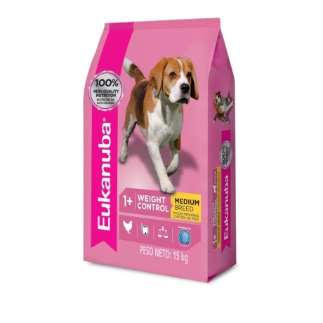 EUKANUBA ADULTO RAZA MEDIANA WEIGHTCONTROL 15 KG Eukanuba Adulto Raza Mediana Weightcontrol 15 Kg