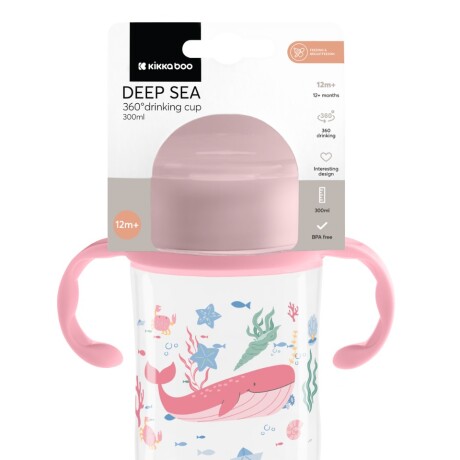 Vaso 360 con asas Deep Sea Rosa