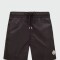 MONCLER - Short de baño con parche de logo Negro