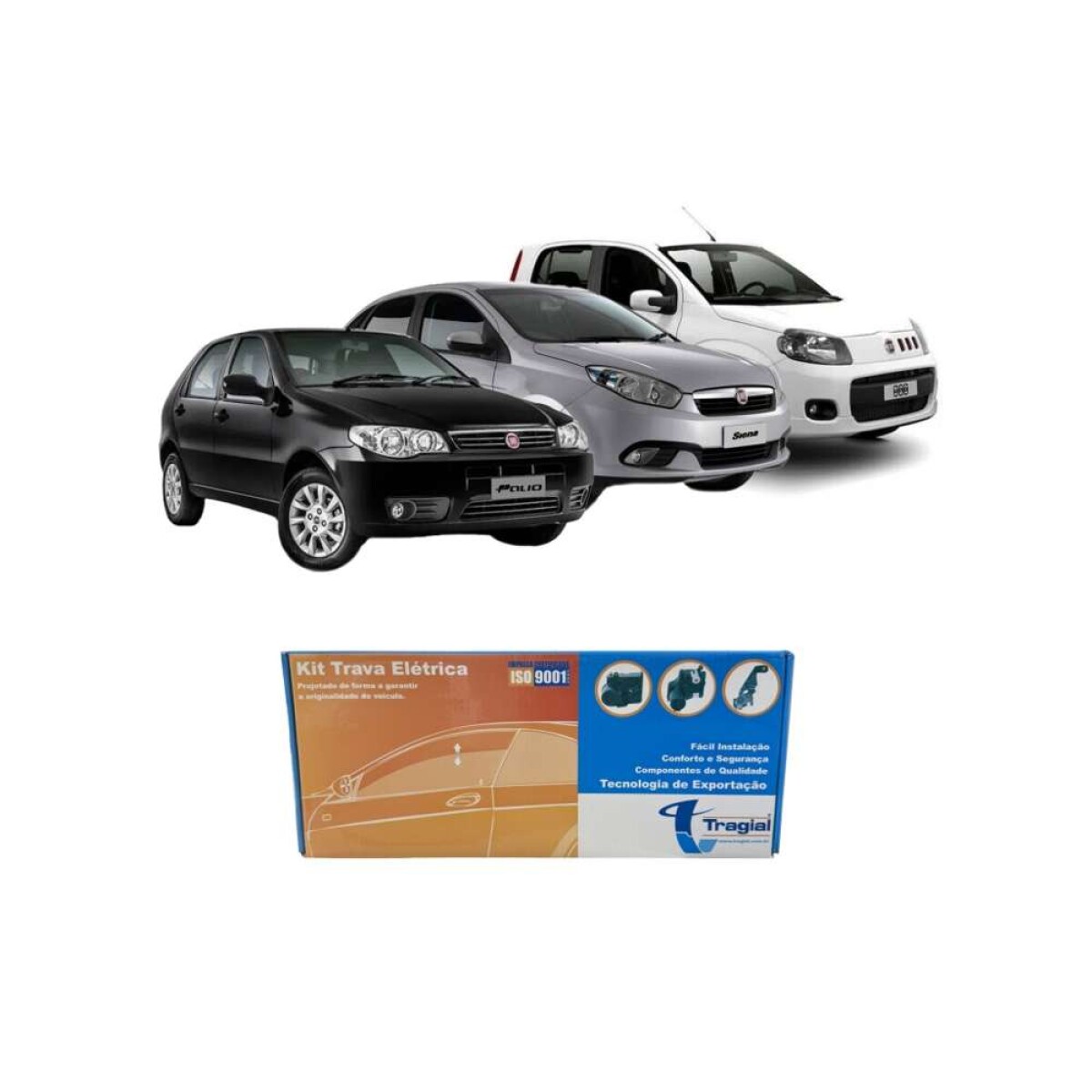 Bloqueos Para Fiat, Ford, Chevrolet - 4 Puertas 