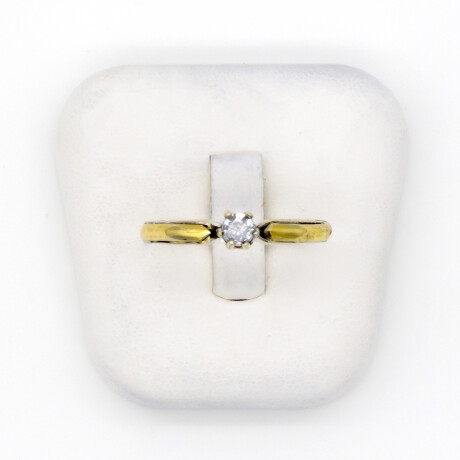 Anillo de plata 925 y double en oro 18 ktes, CINTILLO. Anillo de plata 925 y double en oro 18 ktes, CINTILLO.
