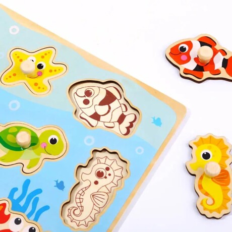 Tooky Toy Puzzle Mundo Marino 11 pzs Tooky Toy Puzzle Mundo Marino 11 pzs