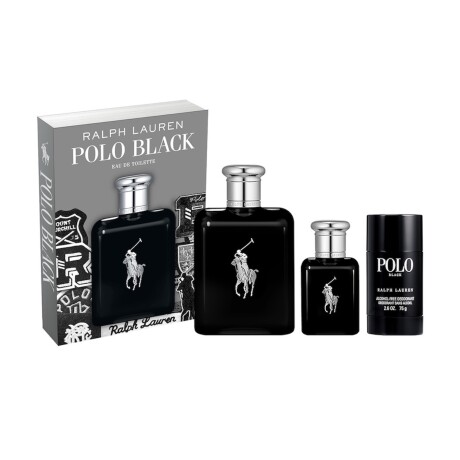 Cofre Ralph Lauren Perfume Polo Black 125ml EDT+ 40ml + Desodorante 75g Cofre Ralph Lauren Perfume Polo Black 125ml EDT+ 40ml + Desodorante 75g