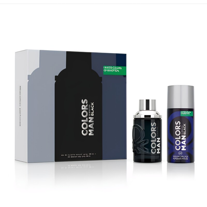 Set Benetton Colors Man Black Edt 100 Ml + Desodorante 150ml Set Benetton Colors Man Black Edt 100 Ml + Desodorante 150ml