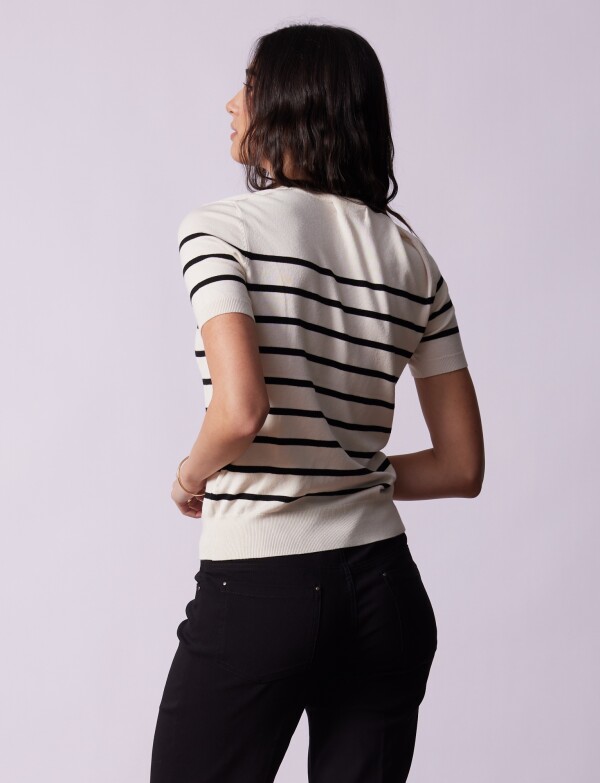Buzo Lineas BEIGE/MULTI