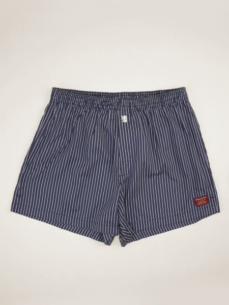 BOXER ROMA LINEAS MARINO