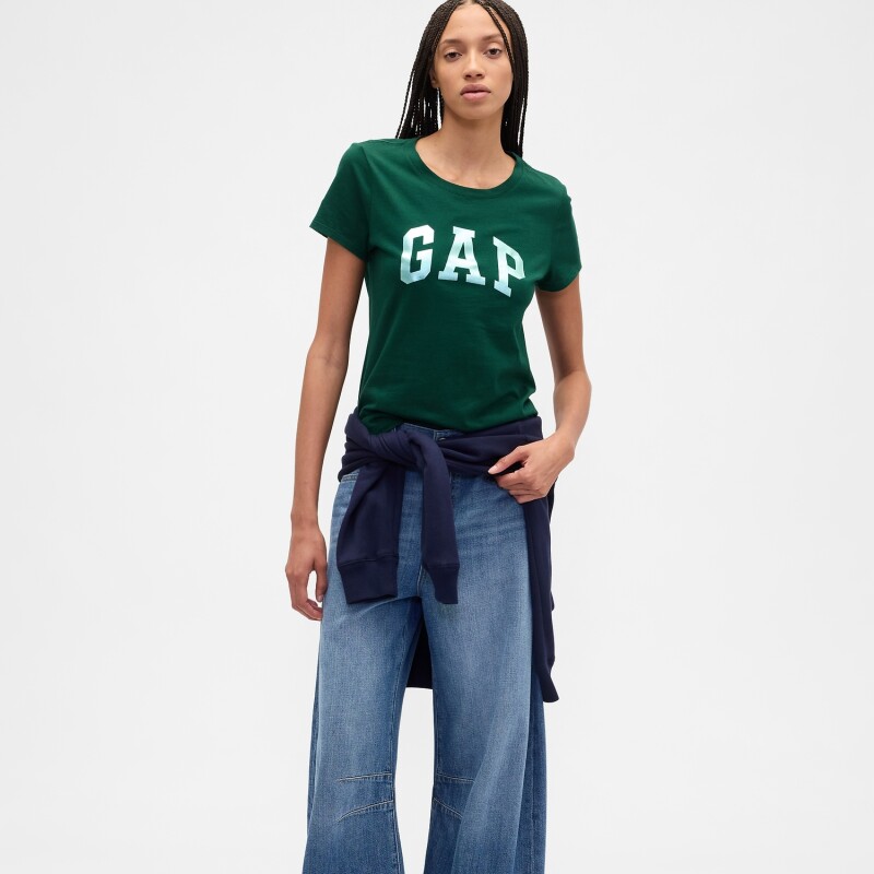 V-SS LOGO CLASSIC TEE EVERGREEN GLAMOUR