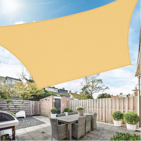 Toldo vela 5x5 metros sombra color TOSTADO Toldo vela 5x5 metros sombra color TOSTADO