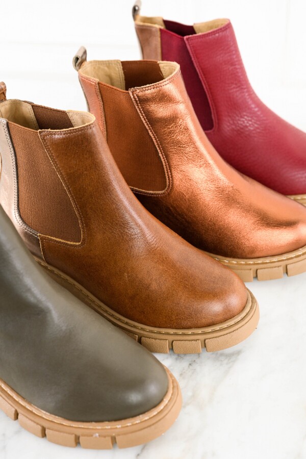 Bota Combinada Marron