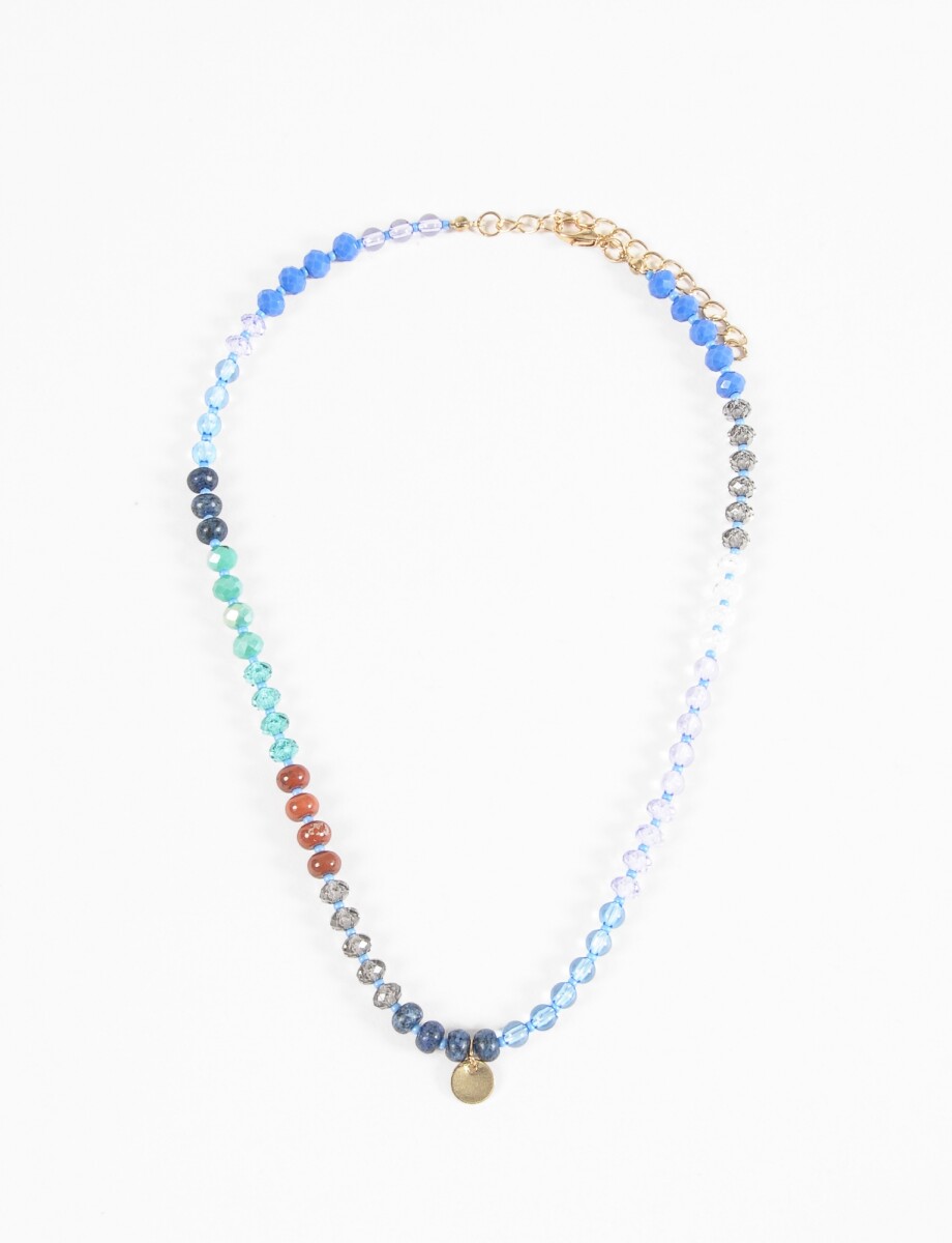 Collar cuentas multicolor - multicolor 
