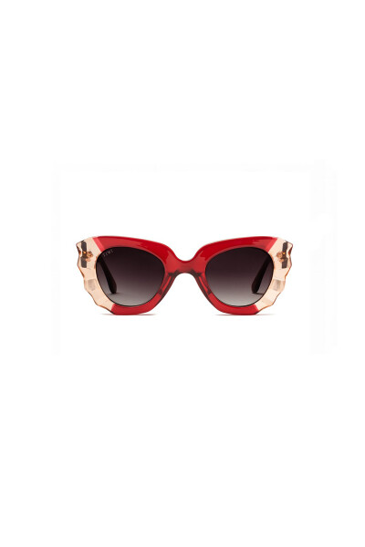 Tiwi Matisse Shiny Red/pink With Burgundy Gradient Lenses