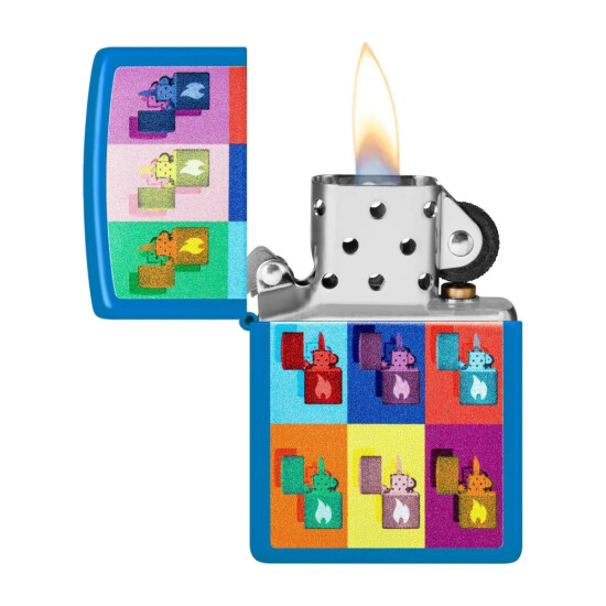 Encendedor ZIPPO 48722 C/Diseño Azul 0