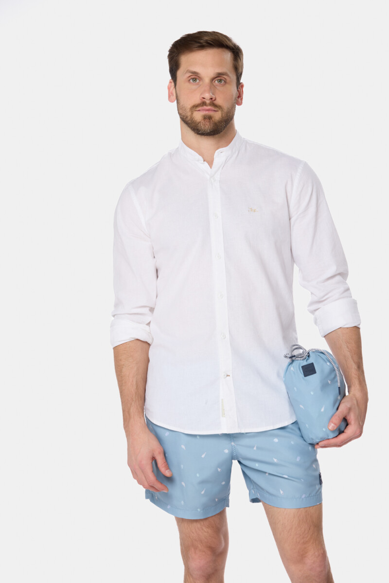 SHORT ESTAMPADO - Celeste 