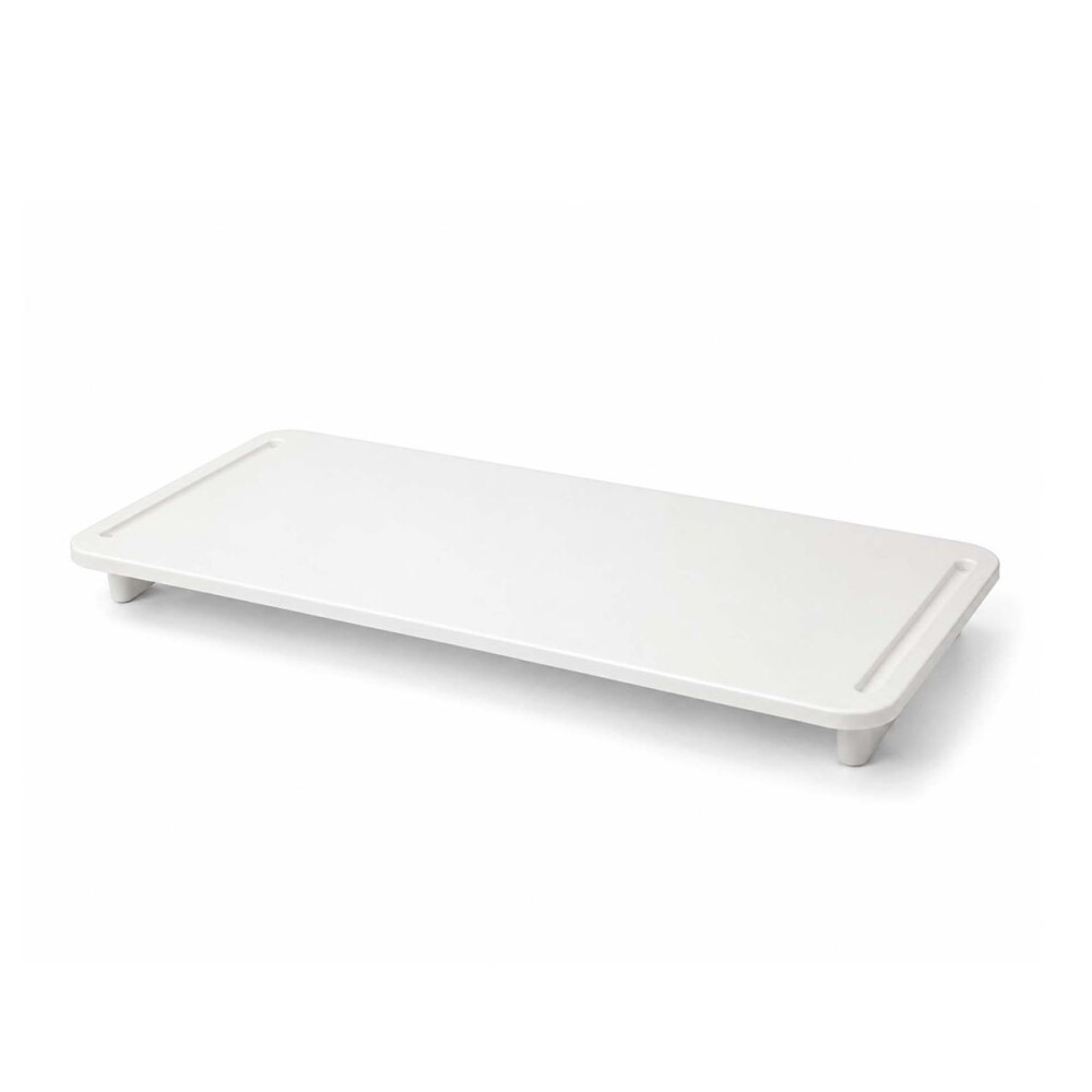 Fuente expositora melamina blanca 26x11.5x2 cm Fuente expositora melamina blanca 26x11.5x2 cm