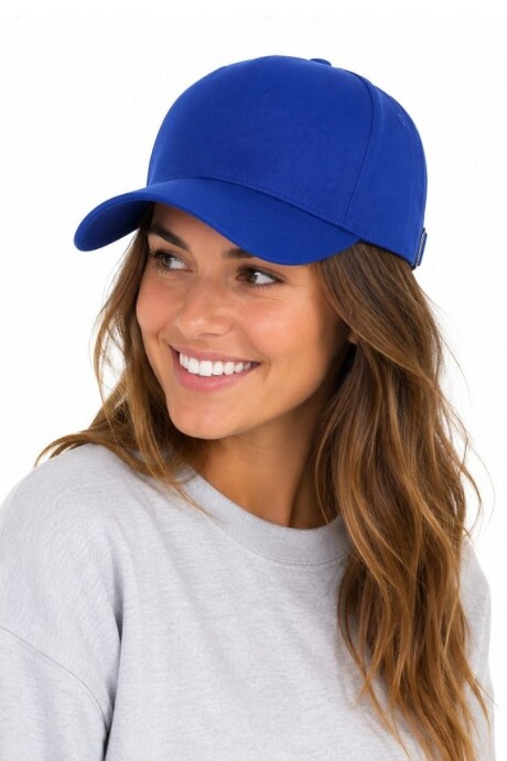 Gorro visera broche Azul Royal
